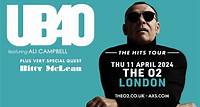 UB40 ft Ali Campbell - THE HITS TOUR | The O2
