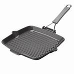 Zwilling Grill Plan Square Grizzle Cast Iron Induction Suitable Oven Safe Grey