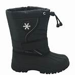 Wholesale Footwear Kids Warm Insulated Winter Boot In Black