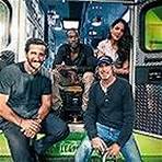 Michael Bay, Jake Gyllenhaal, Eiza González, and Yahya Abdul-Mateen II in Ambulance (2022)