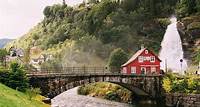 Tagesausflug nach Bergen auf der Jagd nach den Wasserfällen des Hardangerfjords