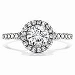 Transcend Single Halo Solitaire Engagement Ring