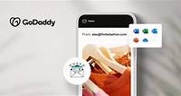 Manage from anywhere with Email & Office products from GoDaddy