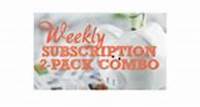 Weekly Subscription - 2 Pack Combo