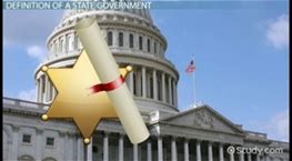 What is a State Government? - Definition & Overview