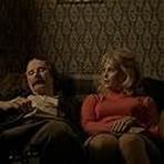 David Threlfall and Gemma Arterton in Funny Woman (2023)