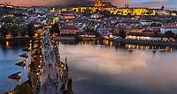 Prag Moldau: ein Fluss in der Hauptstadt von Tschechien