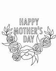 Happy Mother's Day - Mother's Day Coloring Card