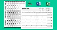 FREE Calendar Templates