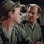 David Ogden Stiers and Bill Snider in M*A*S*H (1972)