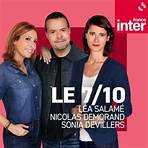 Le 7/10 : l'émission matinale de France Inter en replay et podcast