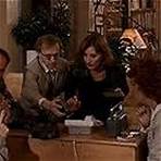 Woody Allen, Diane Keaton, Anjelica Huston, Joy Behar, and Ron Rifkin in Manhattan Murder Mystery (1993)