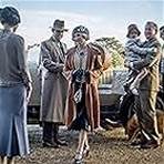 Elizabeth McGovern, Hugh Bonneville, Harry Hadden-Paton, Laura Carmichael, and Michael Fox in Downton Abbey (2019)