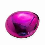 Lighted Art Glass Decorative Glowing Garden Rocks - Pink | Wind and Weather