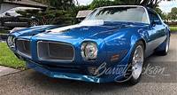 This frame-off-restored 1971 Pontiac Trans Am Pro-Touring coupe is powered by a professionally rebui