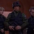 Richard Dean Anderson, Michael Shanks, and Amanda Tapping in Stargate SG-1 (1997)