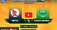 LIVE CRICKET STREAMING ACC Men's Premier Cup Oman 2024 | Nepal vs Saudi Arabia Group A