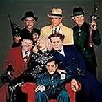 Madonna, Al Pacino, Warren Beatty, William Forsythe, R.G. Armstrong, Ed O'Ross, and Henry Silva in Dick Tracy (1990)