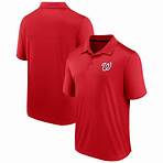 Men's Washington Nationals Fanatics Branded Red Hands Down Polo