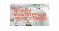 Weekly Subscription - 4 Pack Combo