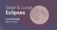 Solar and Lunar Eclipses Worldwide – Next 10 Years