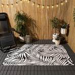 Outdoor Rug Large Garden Floor Patio Waterproof Leaf Deck Mat Non Slip