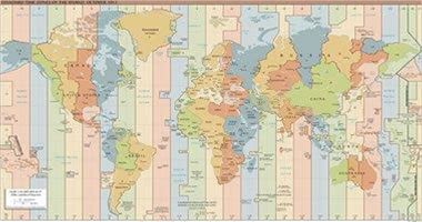 CIA Time Zone Map of the World Get the CIA World Time Zone Map.