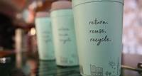 Müll vermeiden Rabatt-Aktion gegen Wegwerfbecher