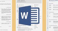 25+ Free Resume Templates for Microsoft Word
