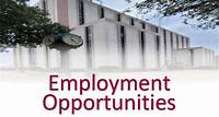  Employment Opportunities