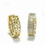 Ohrringe Diamanten Brillanten breite Creolen 1,10 carat 750-Gelbgold Neu EUR 1.999,00