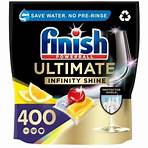 4 x 100 Finish Ultimate Infinity Shine Dishwasher Tablets Lemon Total 400 Bulk (£0.12/Tab)