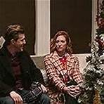 Brittany Snow and Alex Moffat in Christmas with the Campbells (2022)