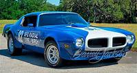 This 1971 Pontiac Firebird Trans Am "Tirebird" is powered by non-factory LS6 455ci engine paired wit