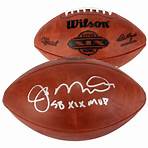 Autographed San Francisco 49ers Joe Montana Fanatics Authentic Super Bowl XIX Pro Football with "SB XIX MVP" Inscription