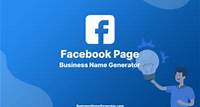 Facebook Page Name Generator | Generate the Perfect Page Name!