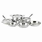 D5 Stainless Brushed 5-ply Bonded Cookware Set, 11 piece Set