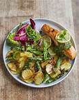 Air-fryer salmon with crispy potatoes | Jamie Oliver recipes