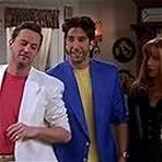 Jennifer Aniston, Matthew Perry, and David Schwimmer in Friends (1994)