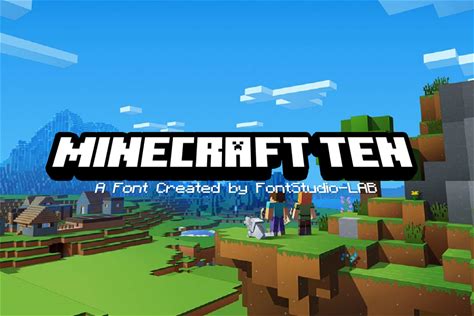 Minecraft Ten Font | NubeFonts | FontSpace
