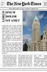 Free New York Times Newspaper Template For Google Docs