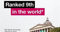 Study a graduate degree at a world top 10 university and enhance your career