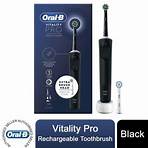 Oral-B Vitality Pro Electric Rechargeable Toothbrush with 2 Brush Heads, Black (£25.49/Unit)