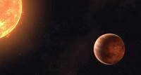 Wolken aus flüssigem Metall bedecken die kühlere Nachtseite des Exoplaneten Wasp-43b bei 600 Grad Celsius