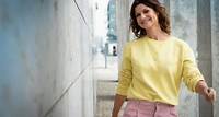TV-Star Marlene Lufen trägt sie schon: Blusen mit Ballonärmeln sind das Must-have für den Frühling