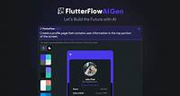 Build Your App With The Power of AI | FlutterFlow AI Gen