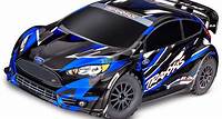 TRAXXAS FORD FIESTA ST 4X4 BL-2S BLAU 1/10 RALLY RTR BL-2S BRUSHLESS, HD-TEILE, OHNE AKKU/LADER