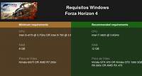 Forza Horizon 4 Requisitos Mínimos e Recomendados 2023 - Teste seu PC 🎮