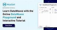 Learn DataWeave with the Online DataWeave Playground and Interactive Tutorial