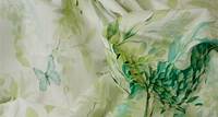 Baumwolle - Schmetterlinge, hellgrün